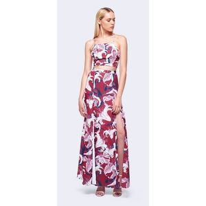 Fame and Partner Veranika Two Piece Dress - Size 2 - Grand Lily Floral Print